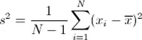 Variance of the Sample Formula