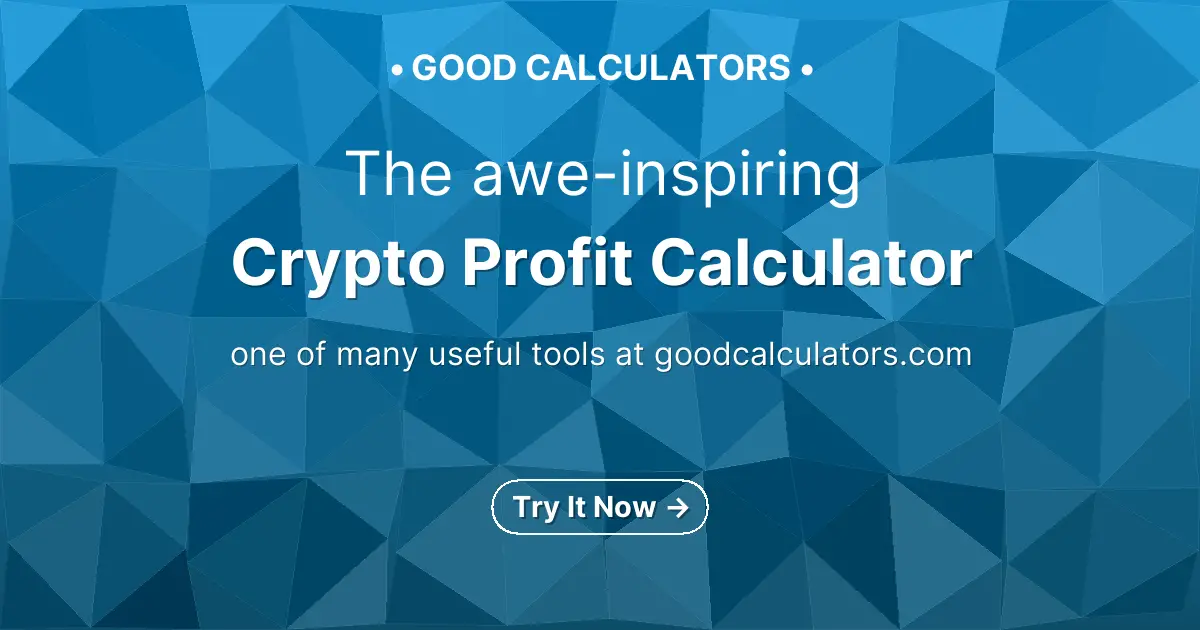 Crypto Profit Calculator Good Calculators