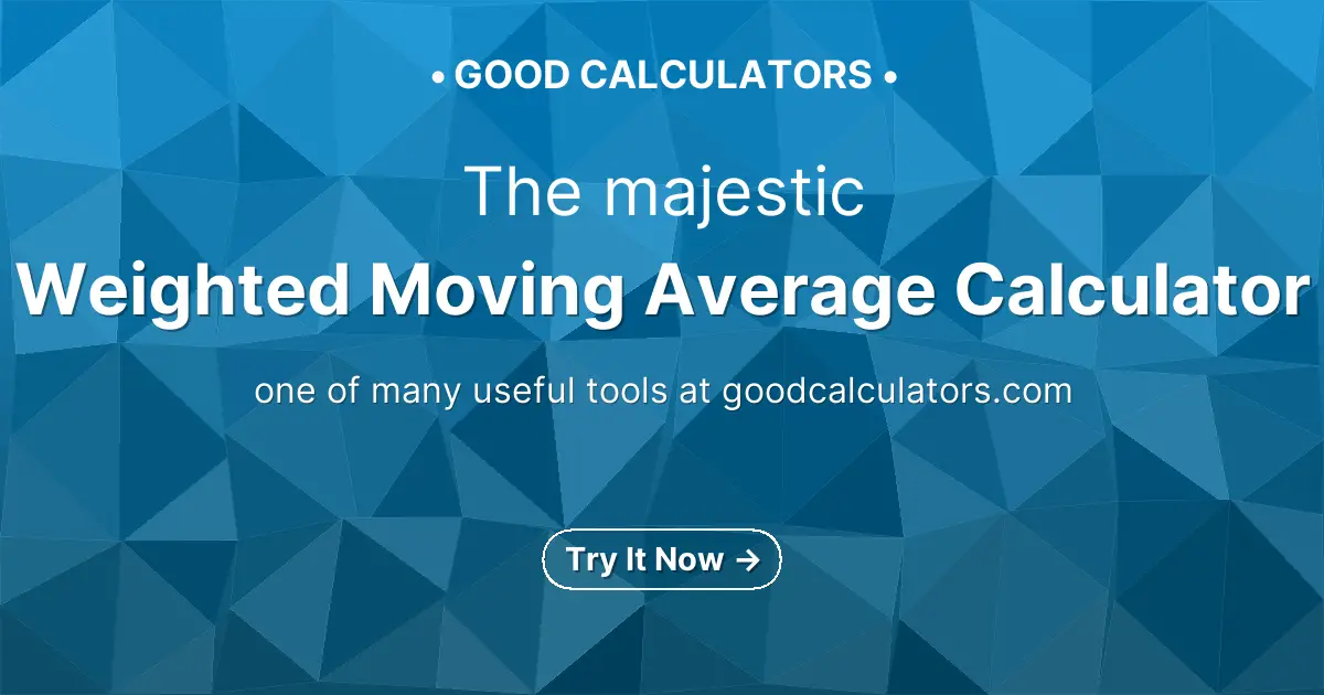 weighted-moving-average-calculator-good-calculators